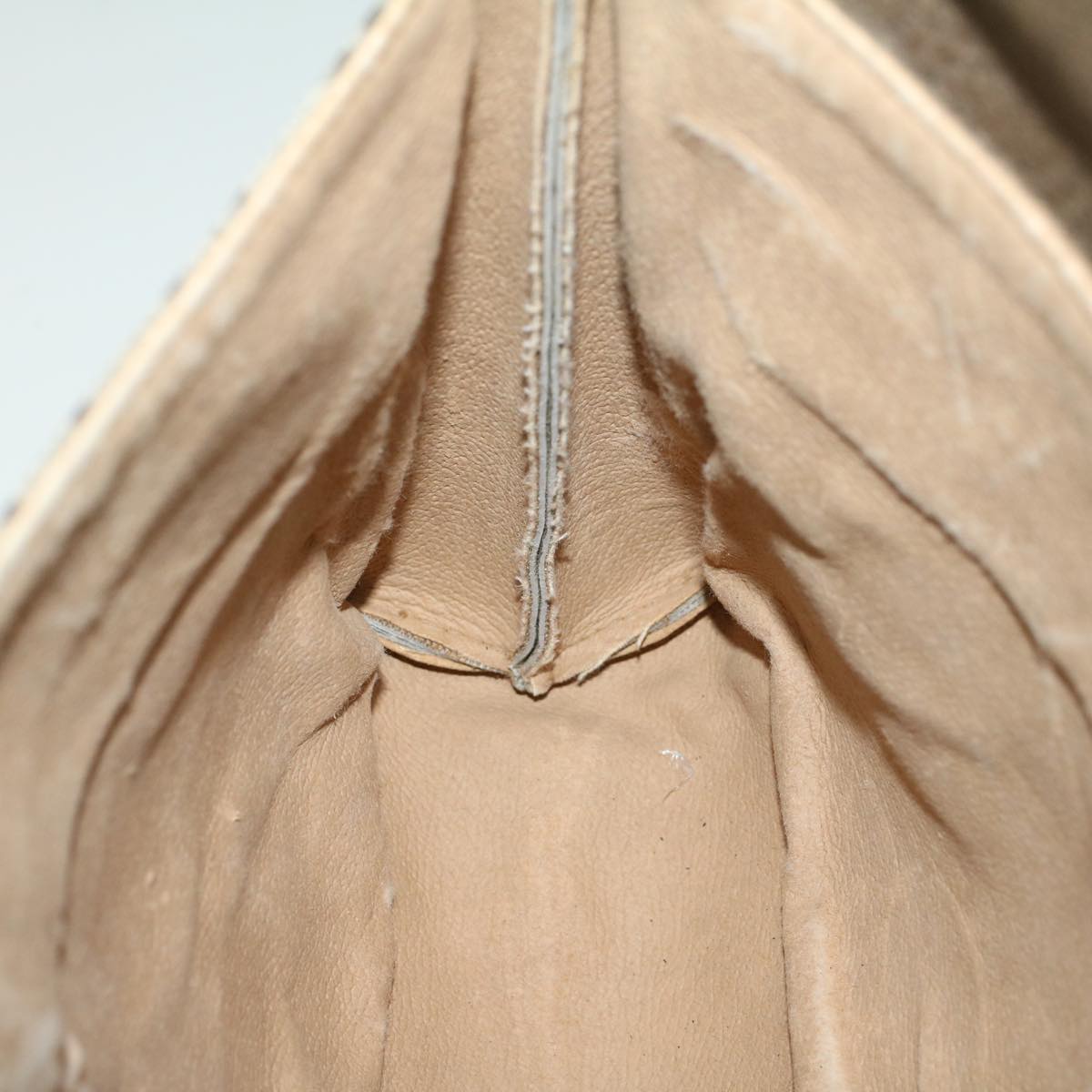 GUCCI GG Canvas Clutch Bag PVC Leather Beige 001 19 5493 58158