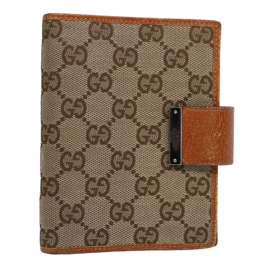 GUCCI GG Canvas Day Planner Cover Beige 58161