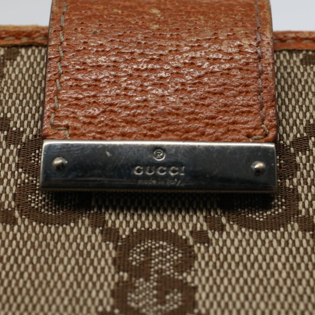 GUCCI GG Canvas Day Planner Cover Beige 58161