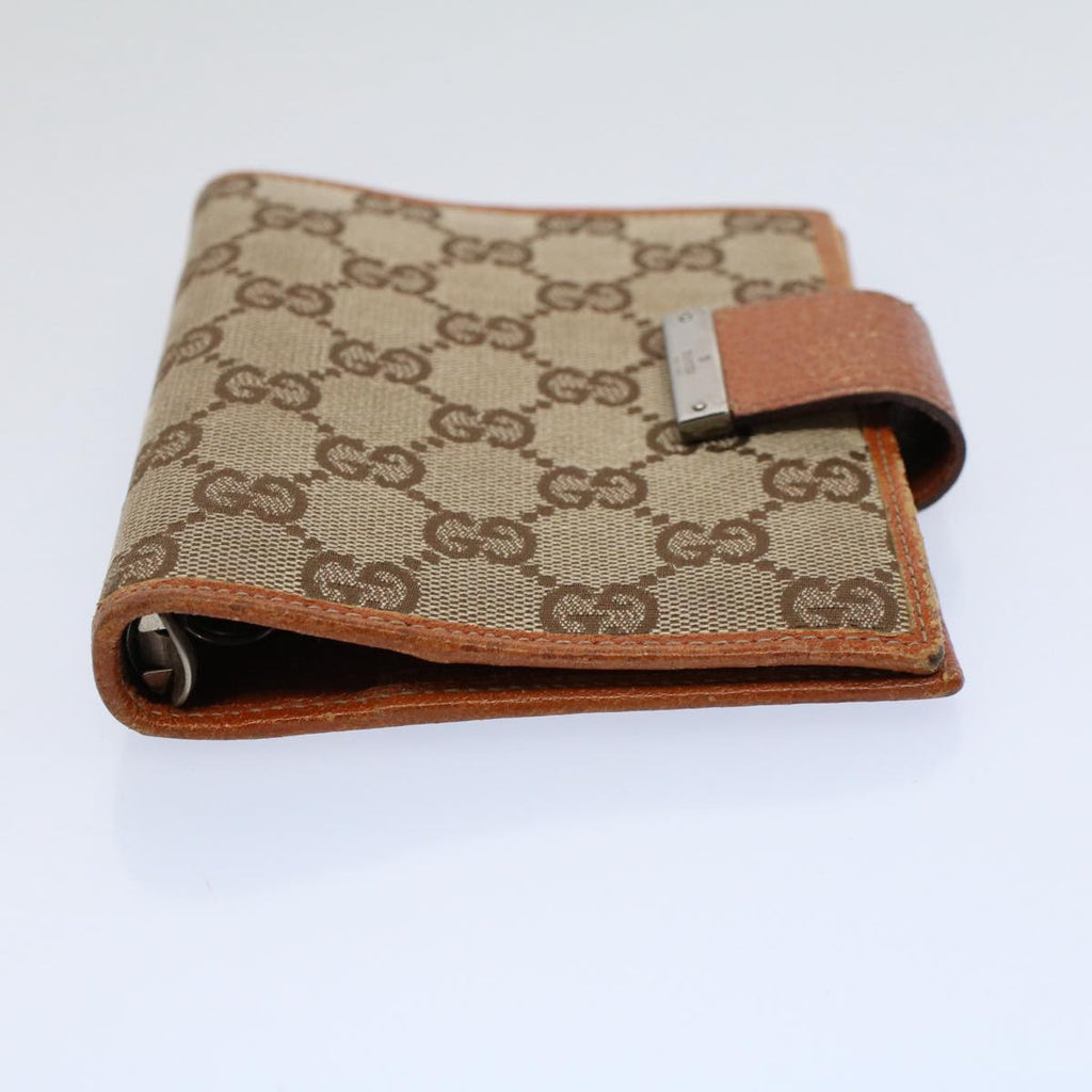 GUCCI GG Canvas Day Planner Cover Beige 58161