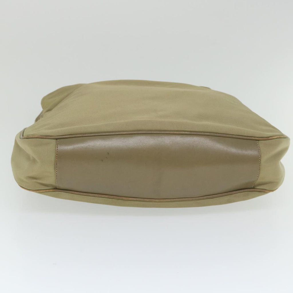 GUCCI Bamboo Shoulder Bag Nylon 2way Beige 001 1577 3754 58189