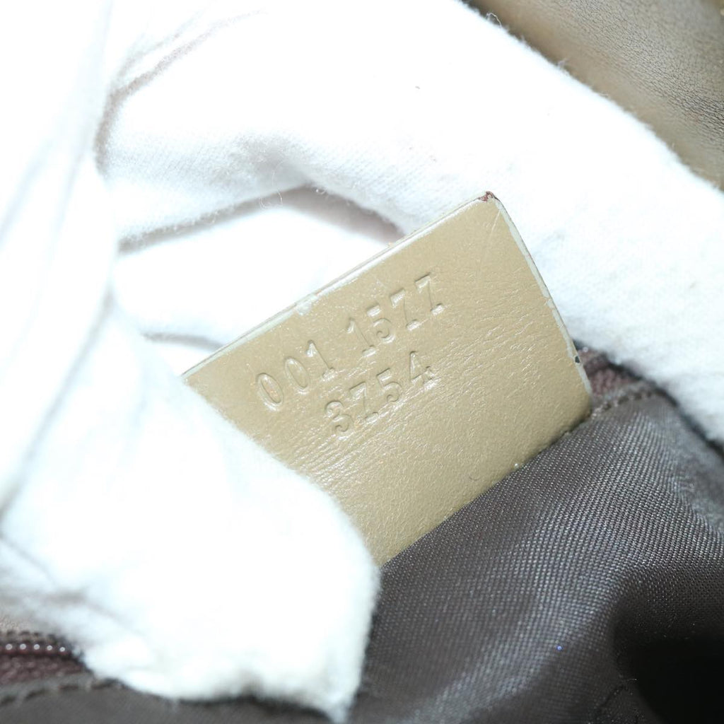 GUCCI Bamboo Shoulder Bag Nylon 2way Beige 001 1577 3754 58189