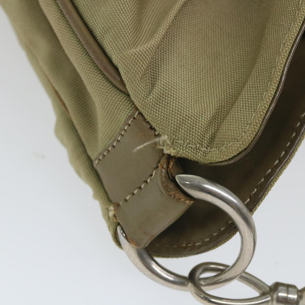GUCCI Bamboo Shoulder Bag Nylon 2way Beige 001 1577 3754 58189