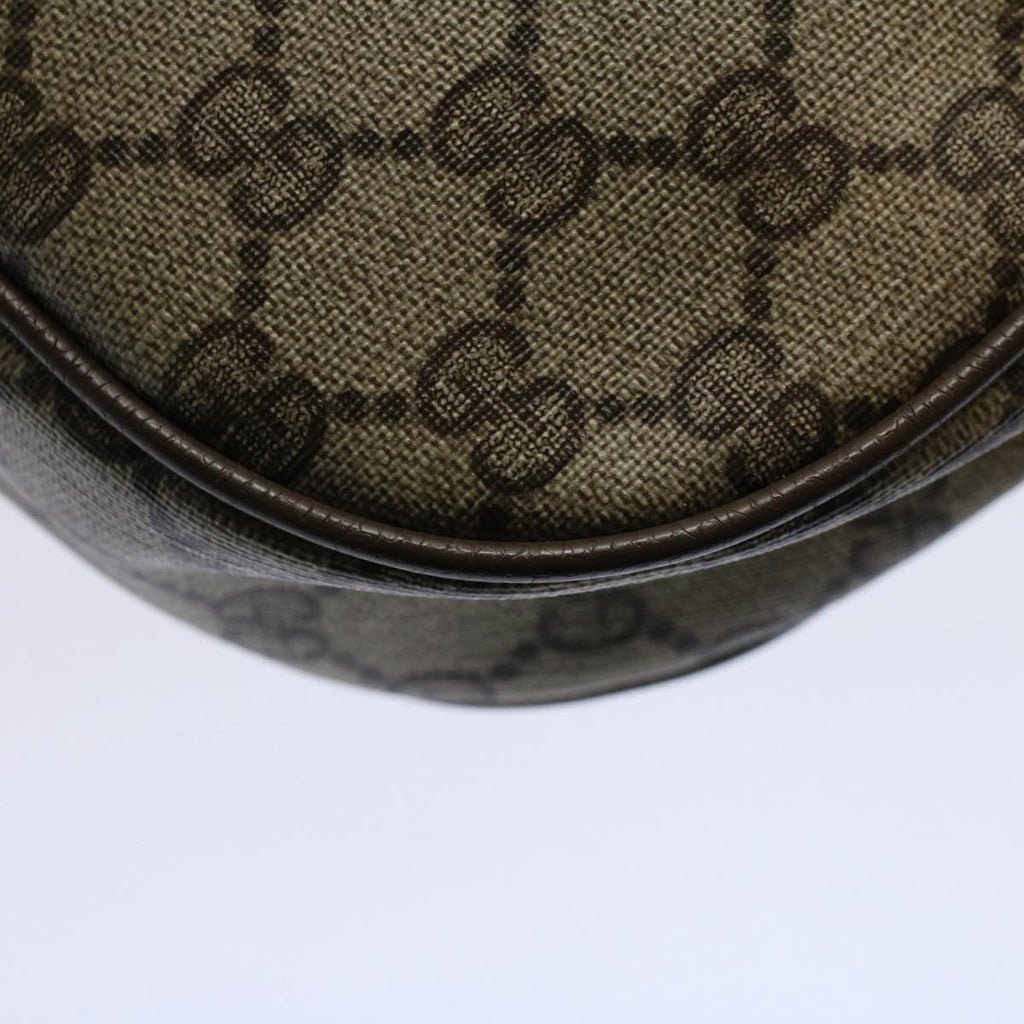 GUCCI GG Supreme Web Sherry Line Clutch Bag Beige Red Green 89 01 034 58199