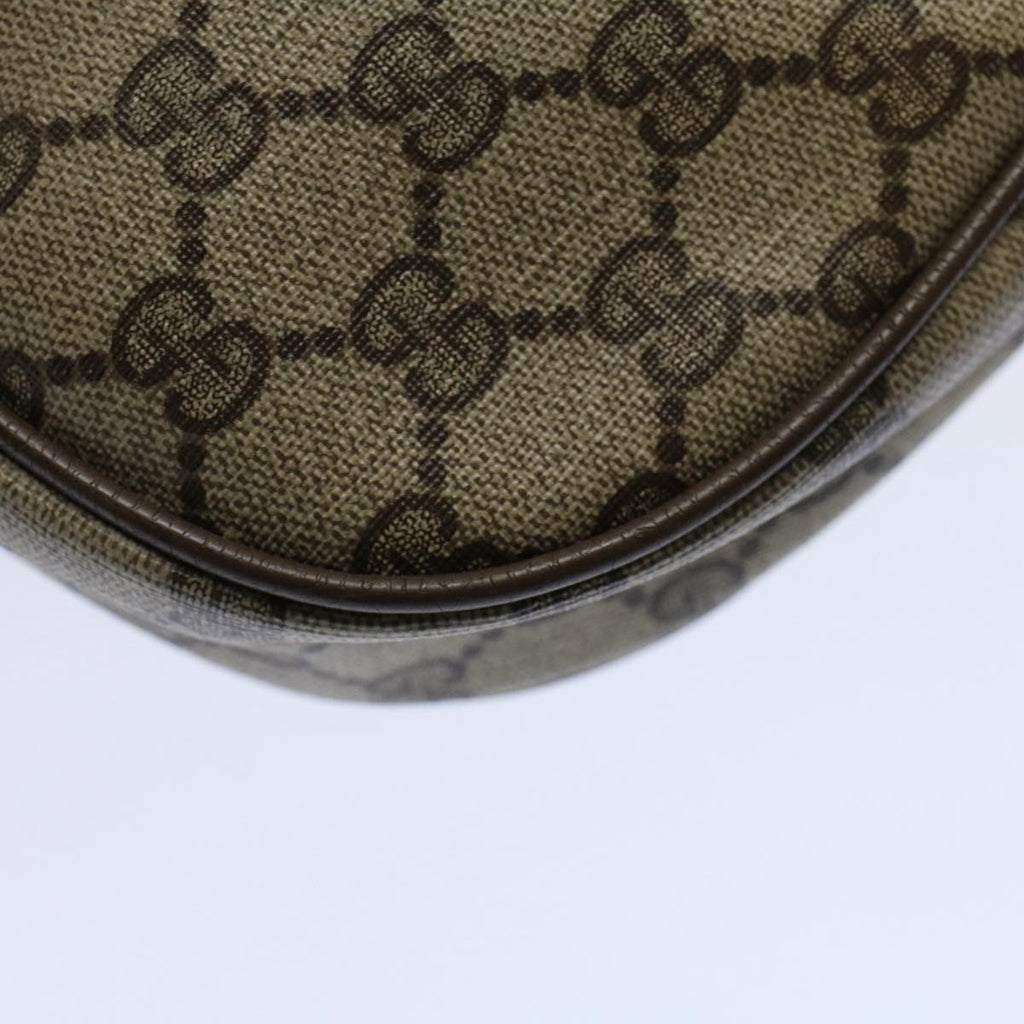 GUCCI GG Supreme Web Sherry Line Clutch Bag Beige Red Green 89 01 034 58199