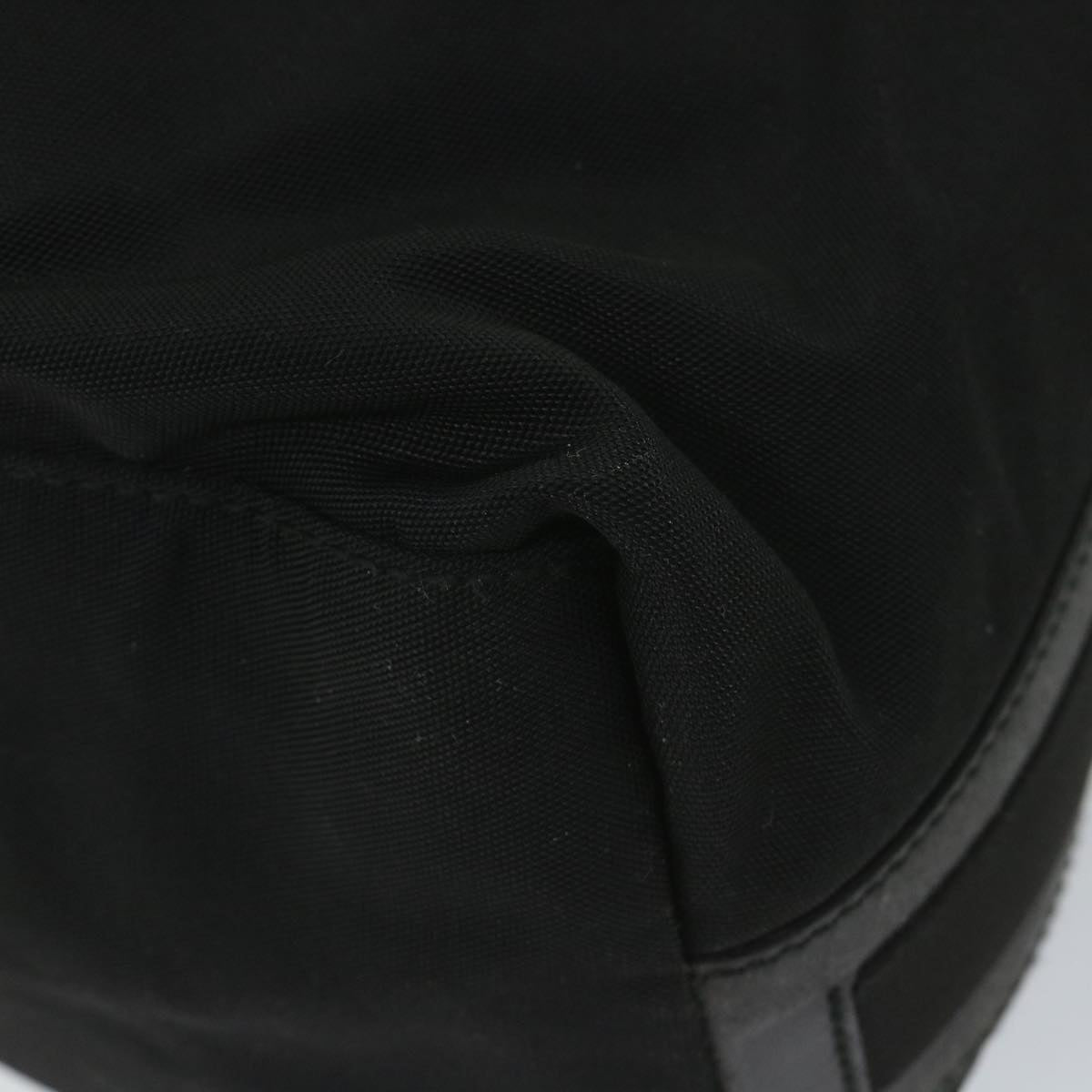 GUCCI Shoulder Bag Nylon Black 019 0444 58210