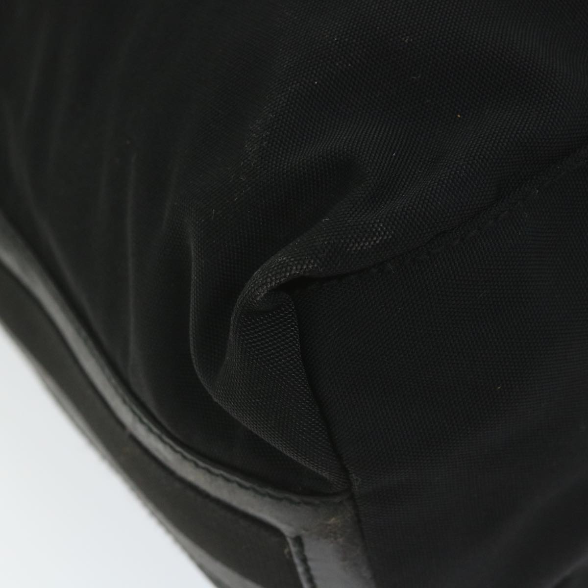 GUCCI Shoulder Bag Nylon Black 019 0444 58210