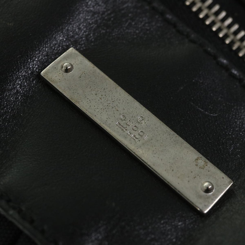 GUCCI Shoulder Bag Nylon Black 019 0444 58210