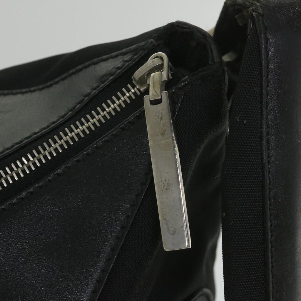 GUCCI Shoulder Bag Nylon Black 019 0444 58210