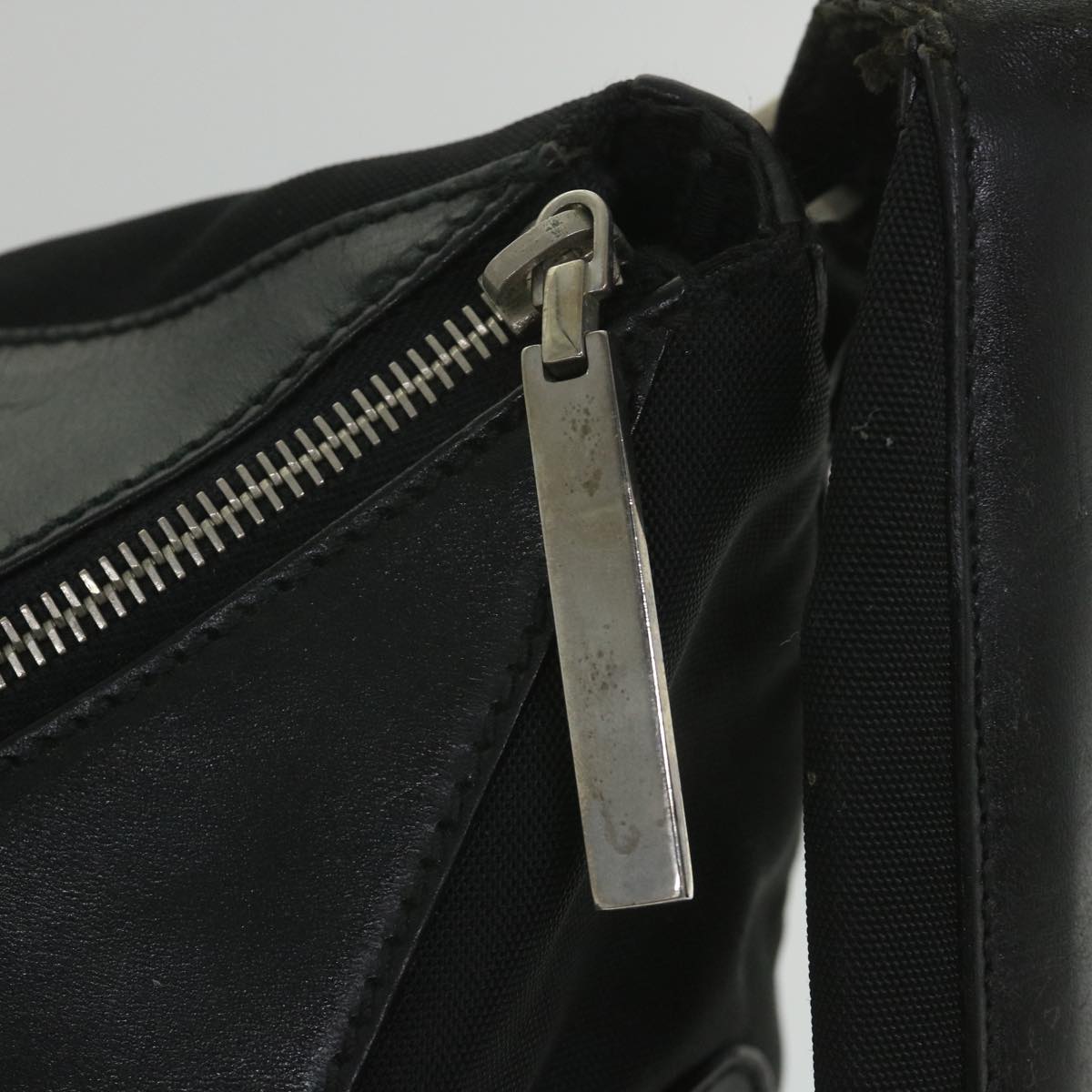 GUCCI Shoulder Bag Nylon Black 019 0444 58210