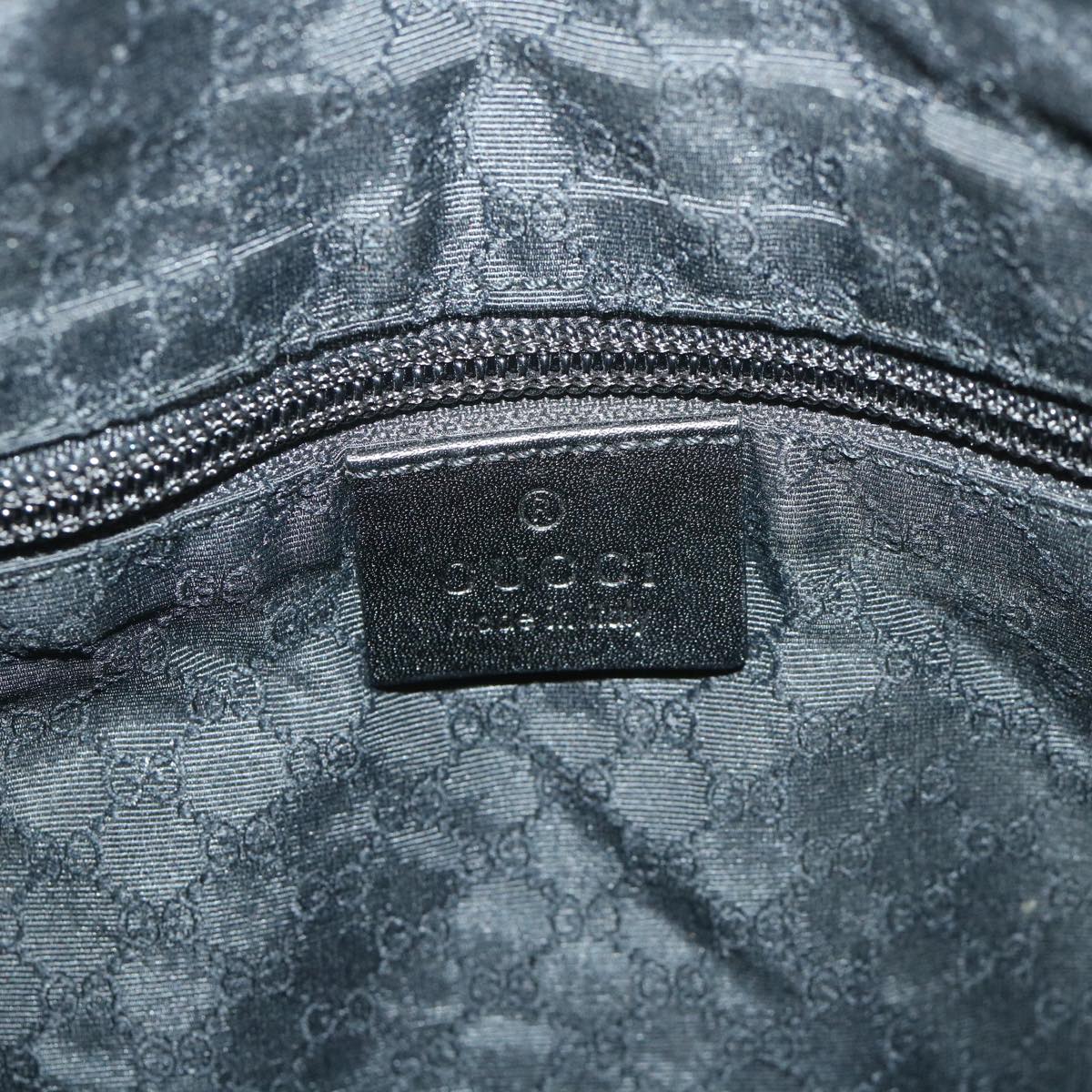 GUCCI Shoulder Bag Nylon Black 019 0444 58210
