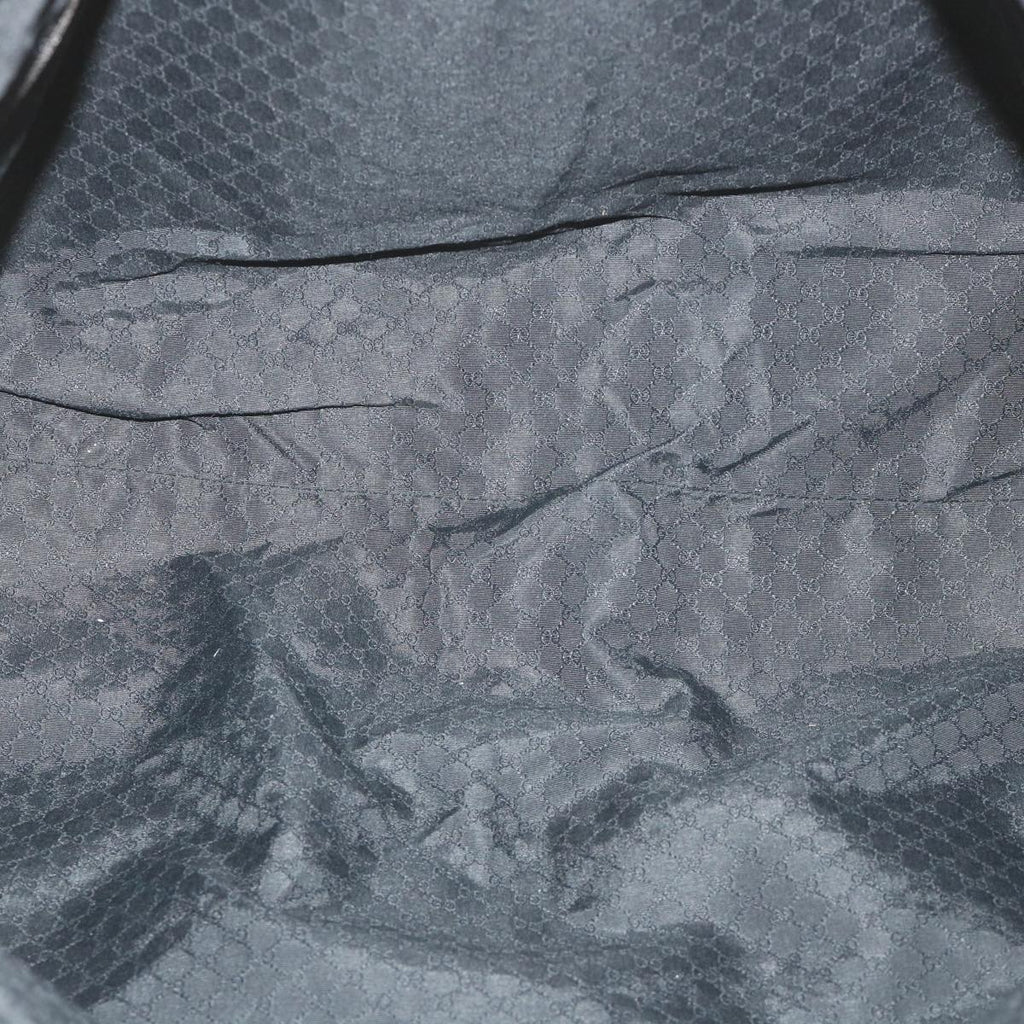 GUCCI Shoulder Bag Nylon Black 019 0444 58210