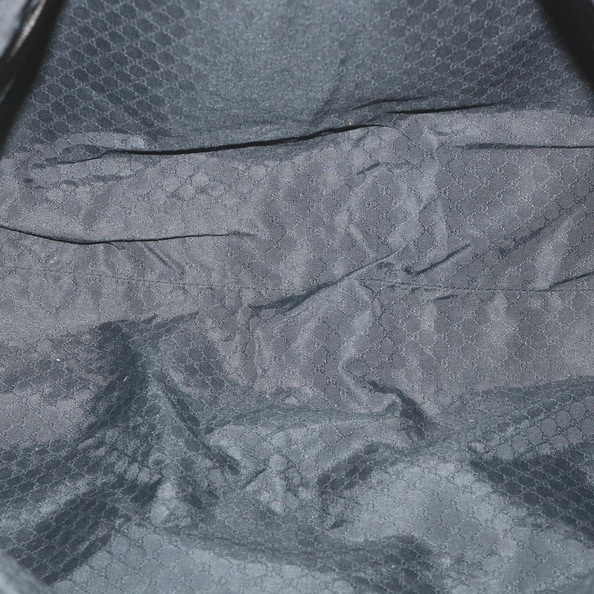 GUCCI Shoulder Bag Nylon Black 019 0444 58210