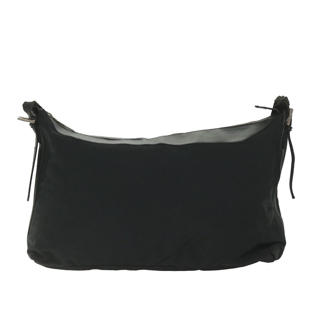 GUCCI Shoulder Bag Nylon Black 019 0444 58210