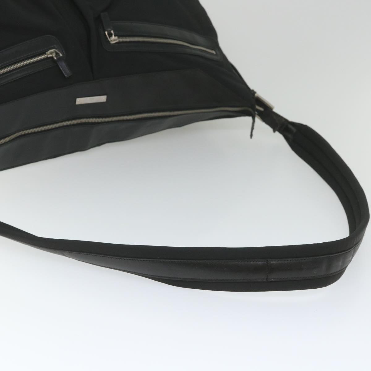 GUCCI Shoulder Bag Nylon Black 019 0444 58210