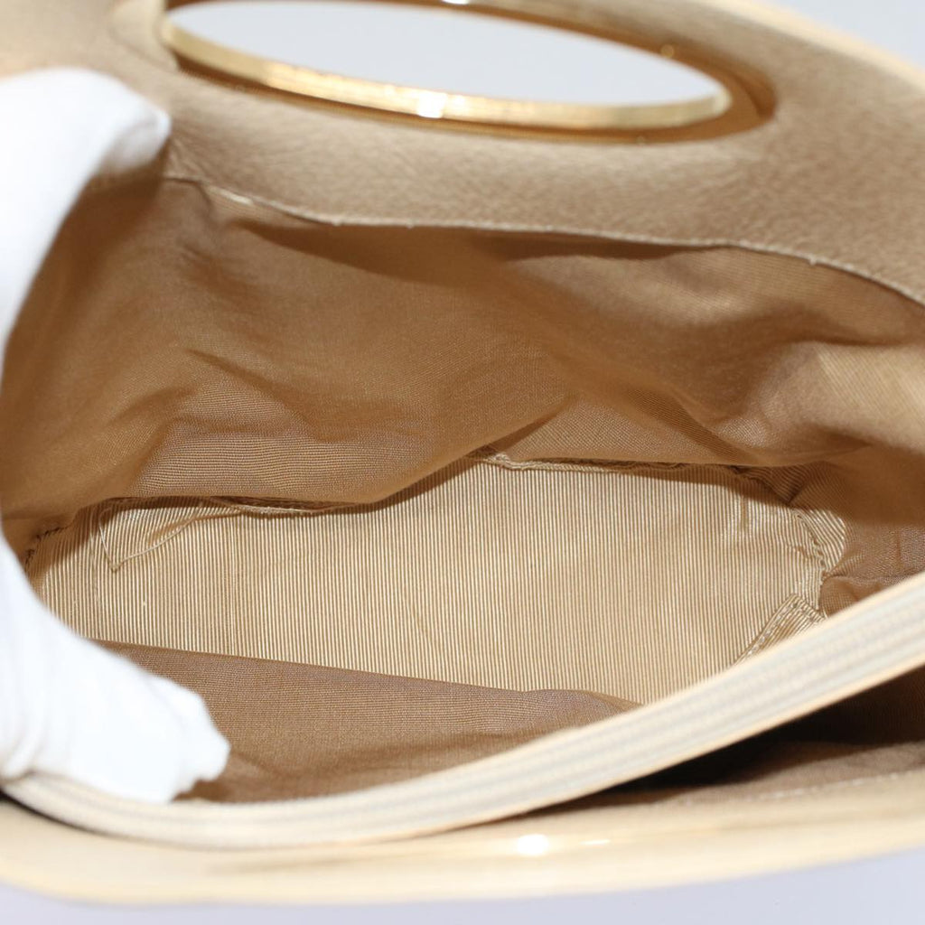 GUCCI Hand Bag Leather Cream 000 1553 0556 58212