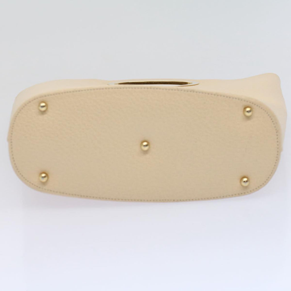 GUCCI Hand Bag Leather Cream 000 1553 0556 58212