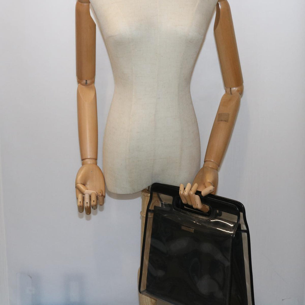 GUCCI Hand Bag Vinyl Black 002 2058 0454 5 58213
