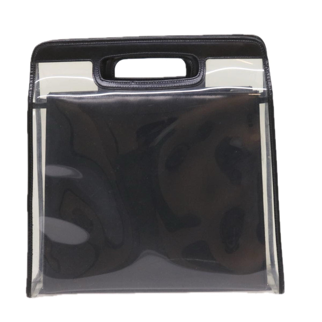 GUCCI Hand Bag Vinyl Black 002 2058 0454 5 58213