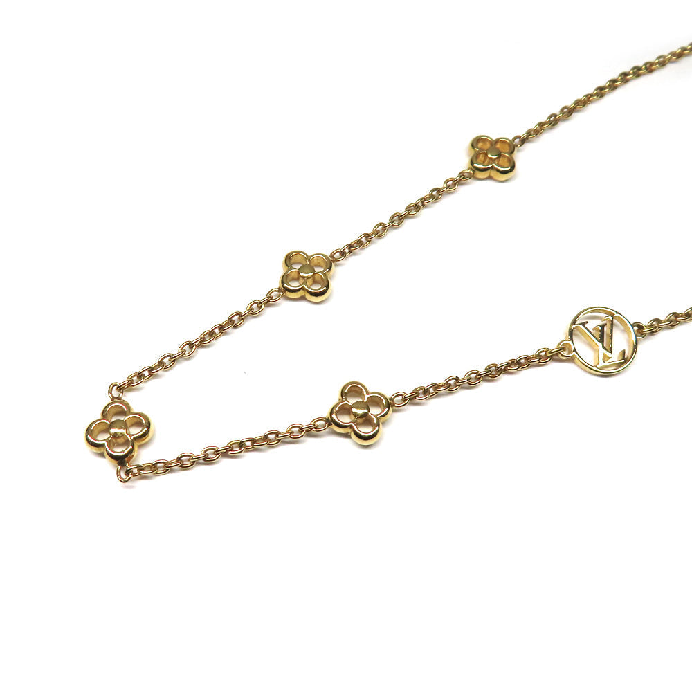Louis Vuitton Necklace Flowerful Monogram G M68125 Metal  Jewelry Accessories