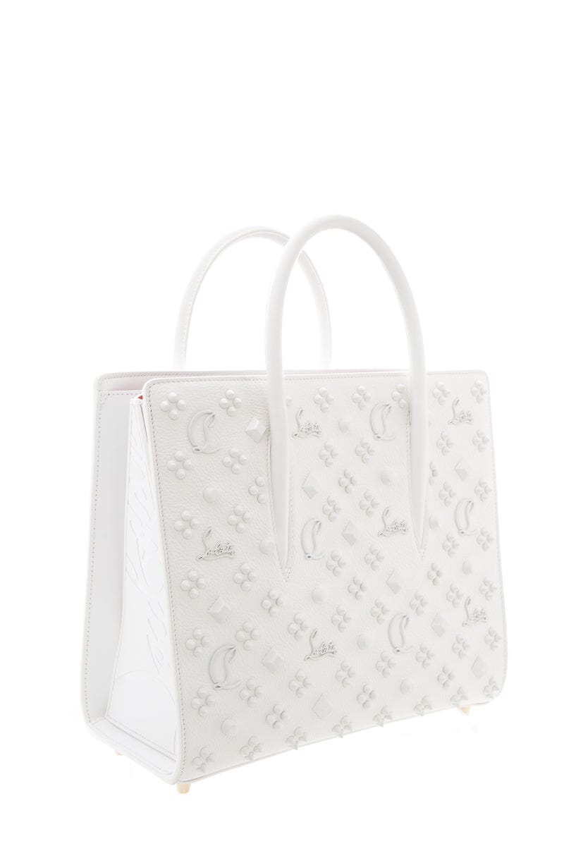 Christian Louboutin White Paloma Medium Handbag