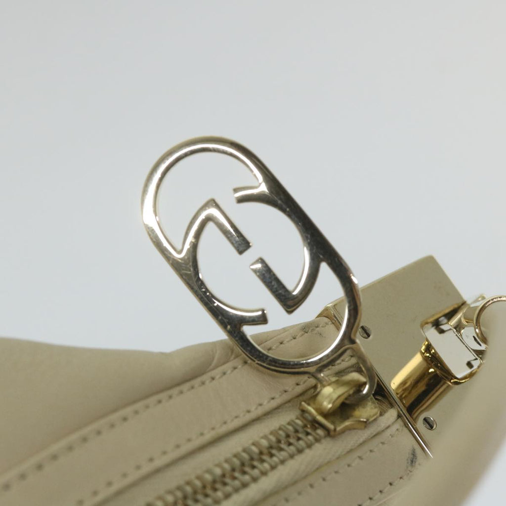 GUCCI Shoulder Bag Leather Beige 001 3814 203419 58412