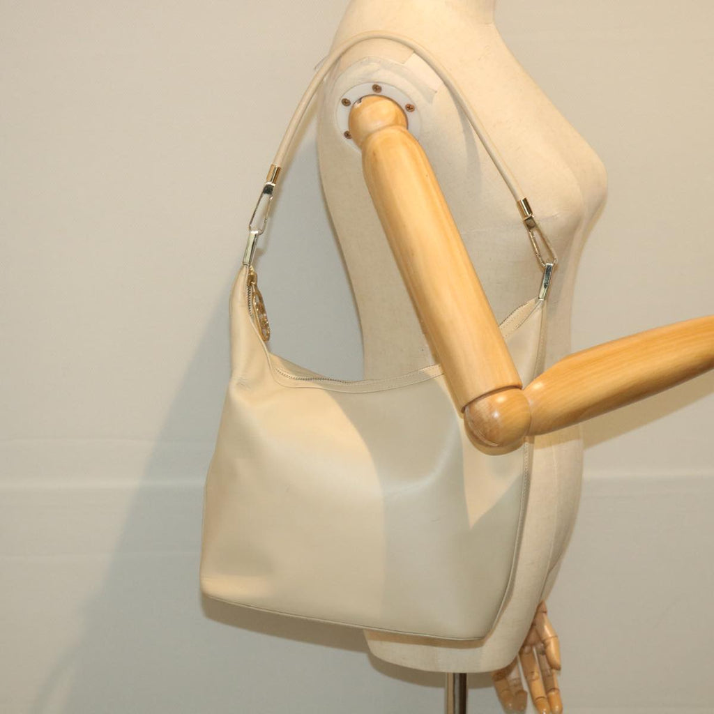GUCCI Shoulder Bag Leather Beige 001 3814 203419 58412