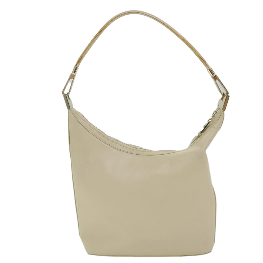 GUCCI Shoulder Bag Leather Beige 001 3814 203419 58412