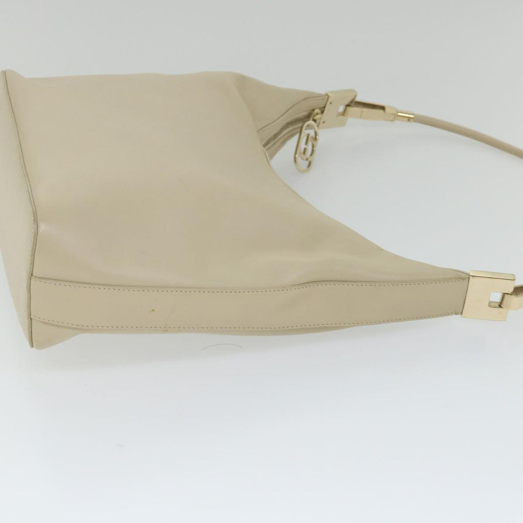 GUCCI Shoulder Bag Leather Beige 001 3814 203419 58412