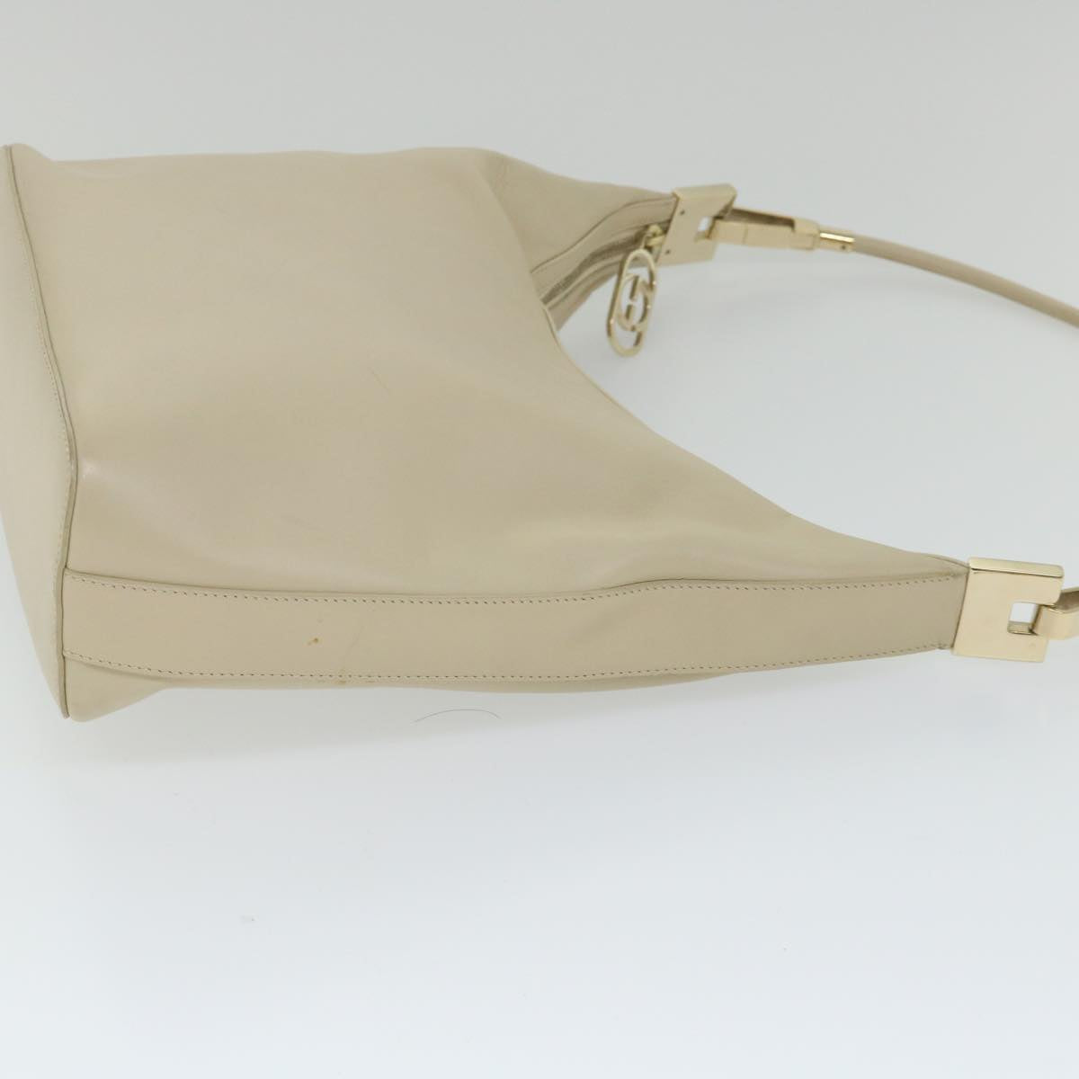 GUCCI Shoulder Bag Leather Beige 001 3814 203419 58412