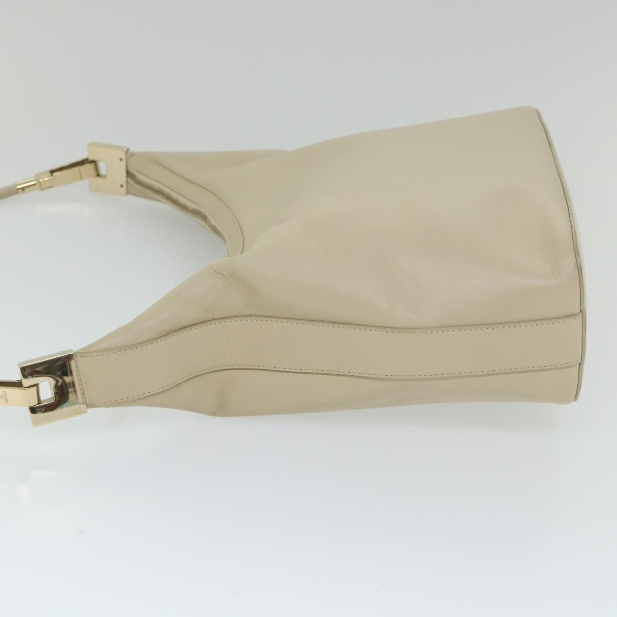 GUCCI Shoulder Bag Leather Beige 001 3814 203419 58412