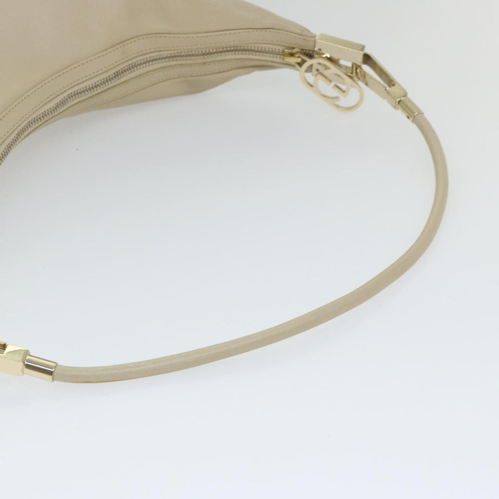 GUCCI Shoulder Bag Leather Beige 001 3814 203419 58412