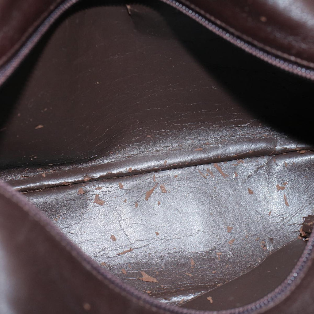 GUCCI Bamboo Hand Bag Leather Brown 000 0580 3444 58413