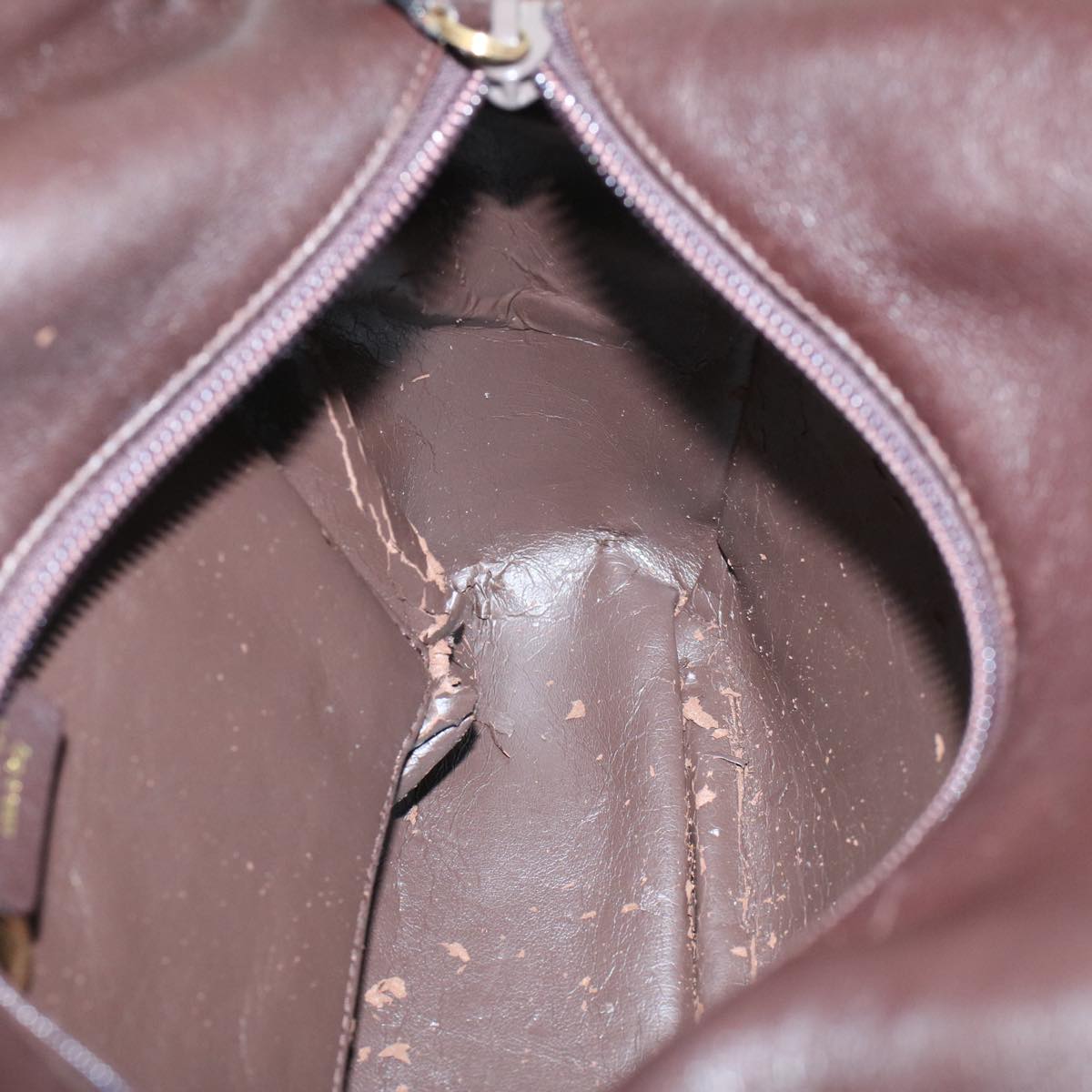GUCCI Bamboo Hand Bag Leather Brown 000 0580 3444 58413