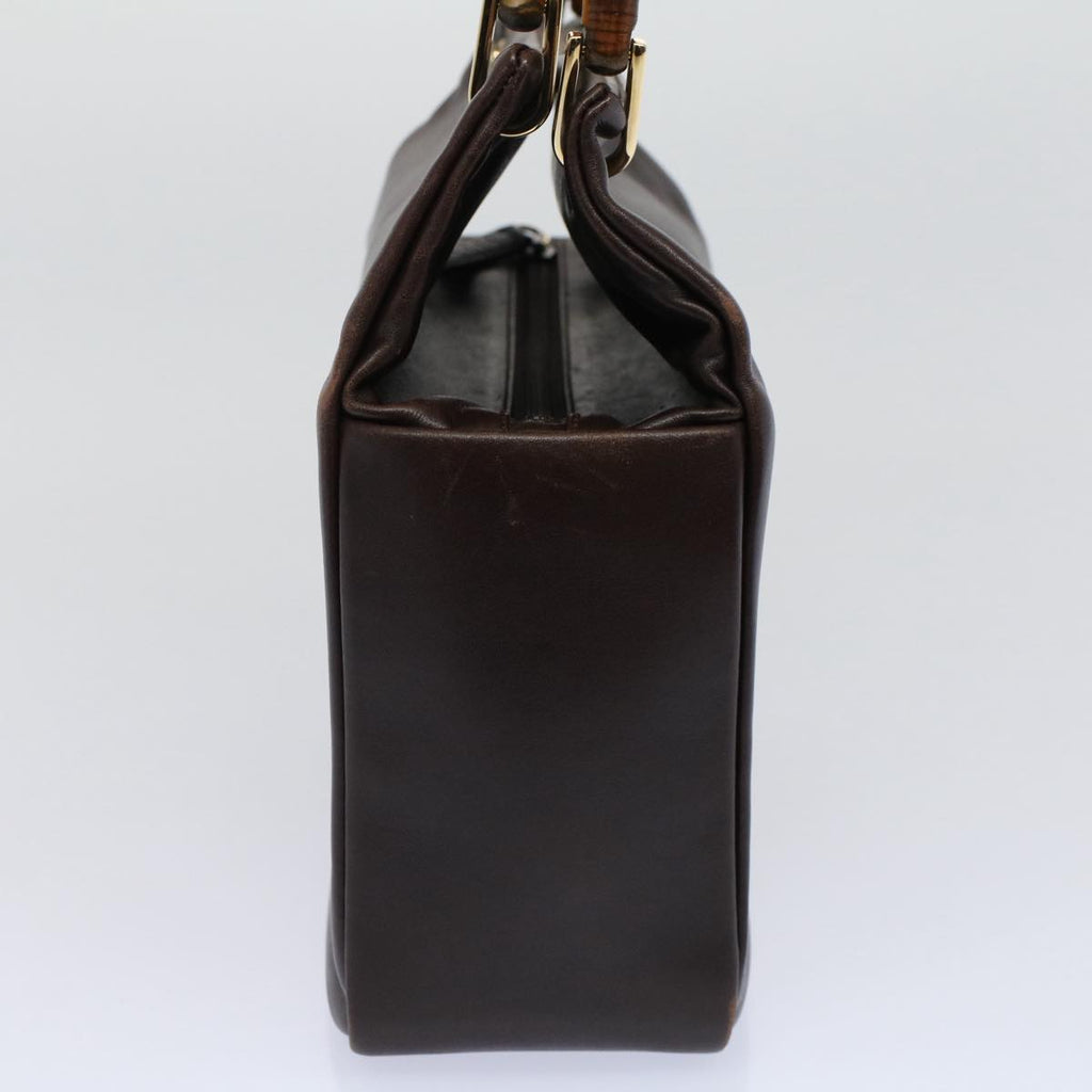 GUCCI Bamboo Hand Bag Leather Brown 000 0580 3444 58413