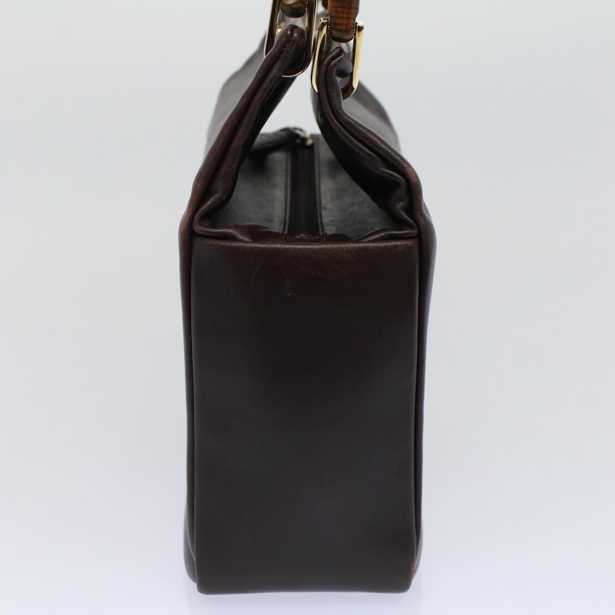 GUCCI Bamboo Hand Bag Leather Brown 000 0580 3444 58413