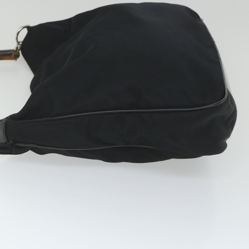 GUCCI Bamboo Hand Bag Nylon 2way Brown 001 2058 1577 58414