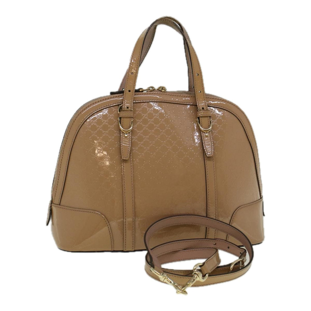 GUCCI Micro GG Canvas Hand Bag 2way Beige 309617 58415
