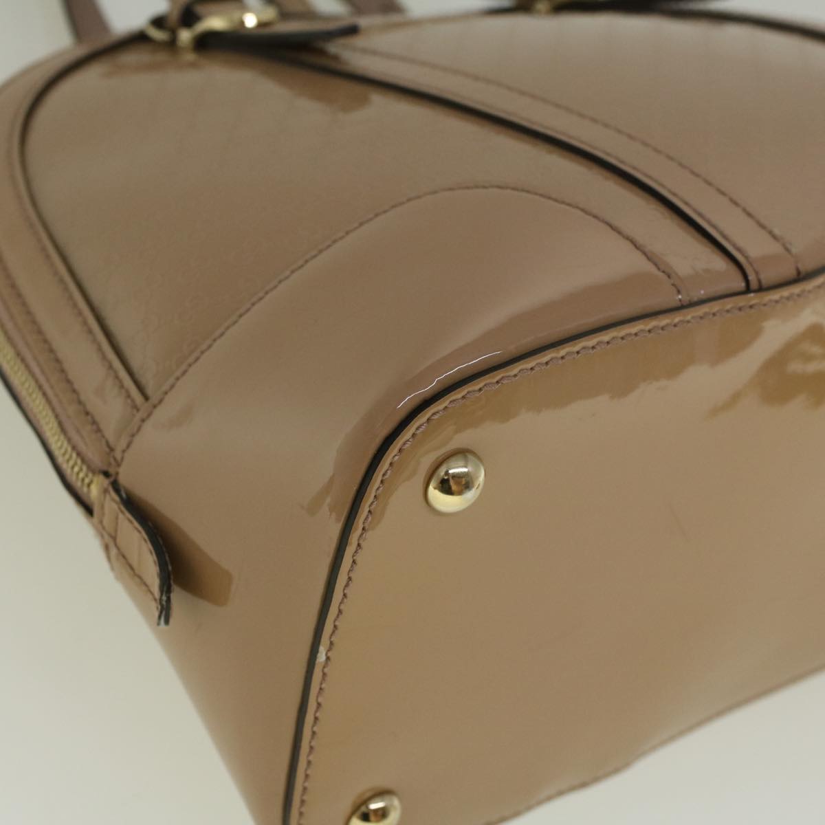 GUCCI Micro GG Canvas Hand Bag 2way Beige 309617 58415