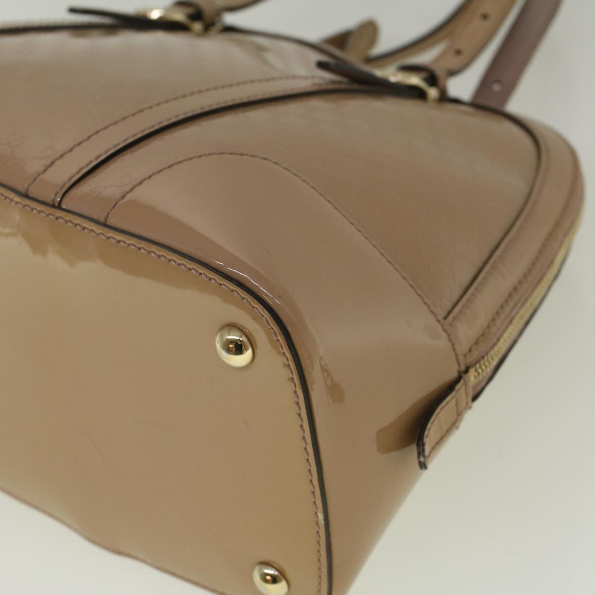 GUCCI Micro GG Canvas Hand Bag 2way Beige 309617 58415