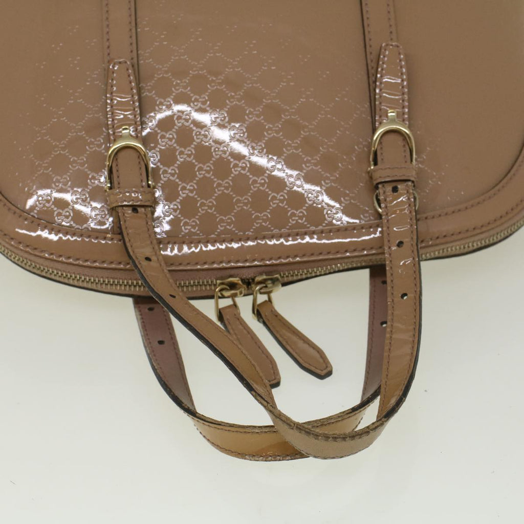 GUCCI Micro GG Canvas Hand Bag 2way Beige 309617 58415