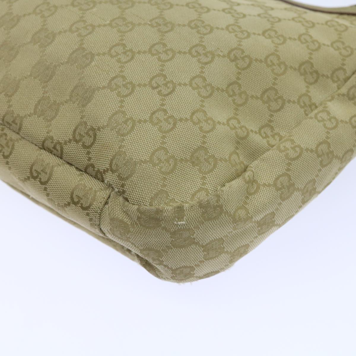 GUCCI GG Canvas Shoulder Bag Beige 90762 58417