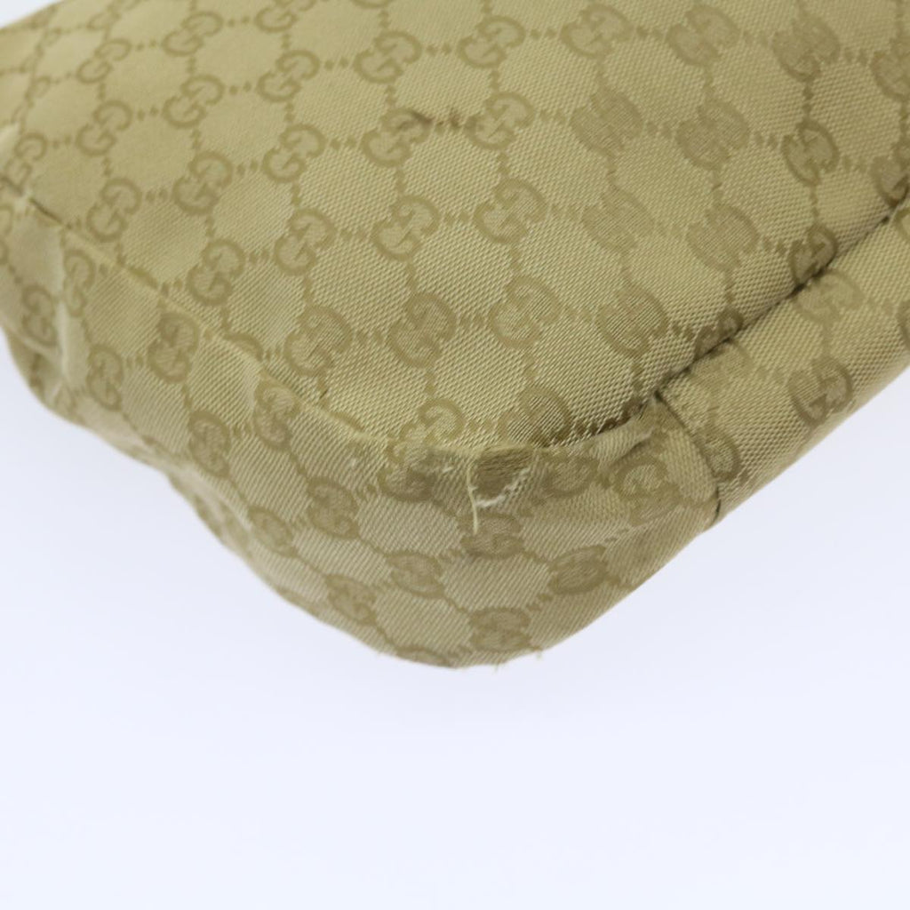 GUCCI GG Canvas Shoulder Bag Beige 90762 58417