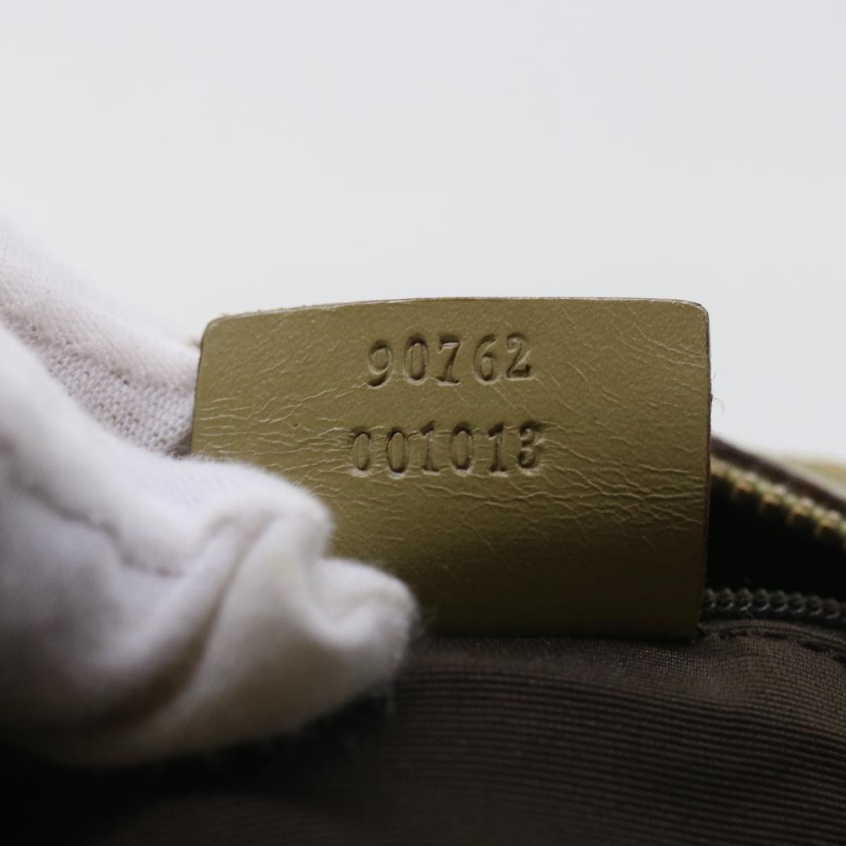 GUCCI GG Canvas Shoulder Bag Beige 90762 58417