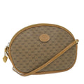 GUCCI Micro GG Canvas Shoulder Bag PVC Leather Beige 58442