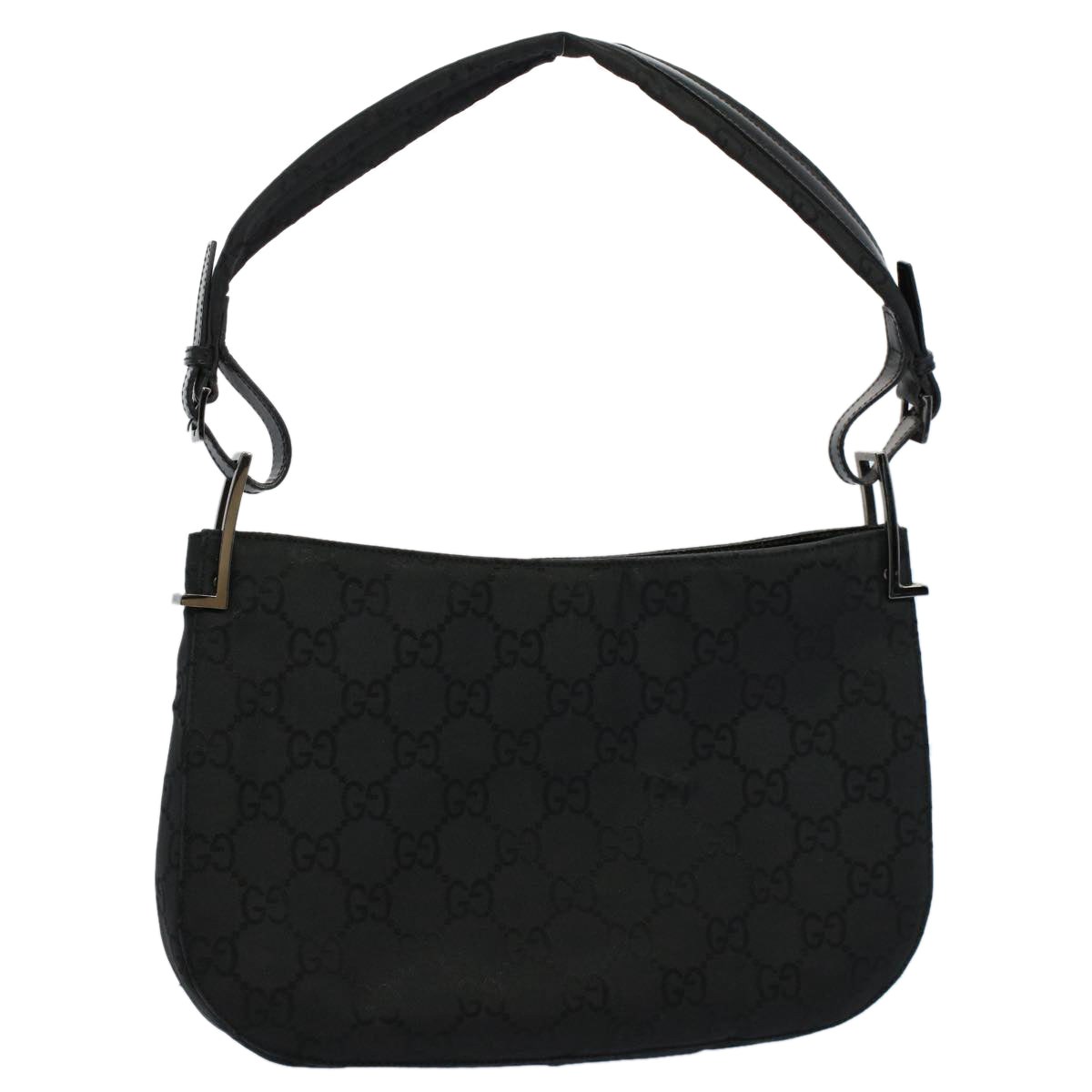 GUCCI GG Canvas Shoulder Bag Black 001 3193 002113 58479