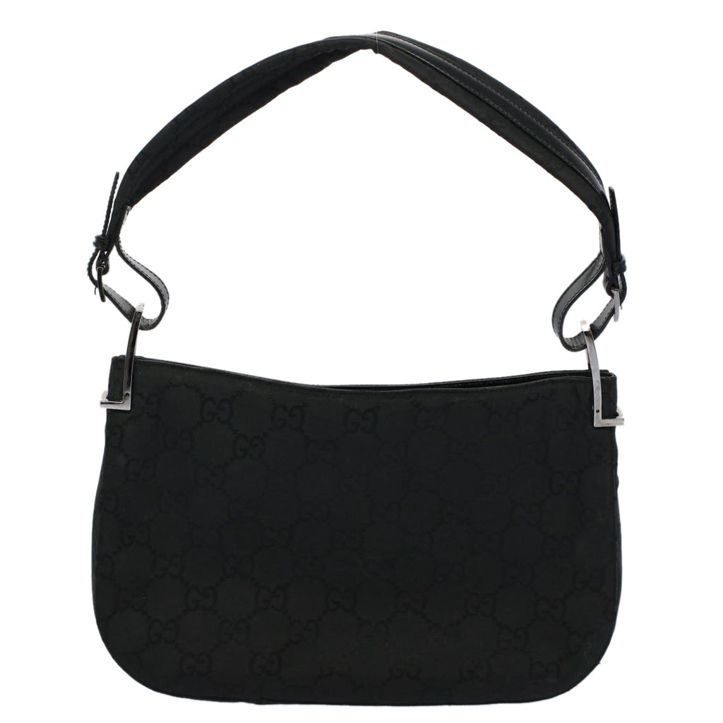 GUCCI GG Canvas Shoulder Bag Black 001 3193 002113 58479