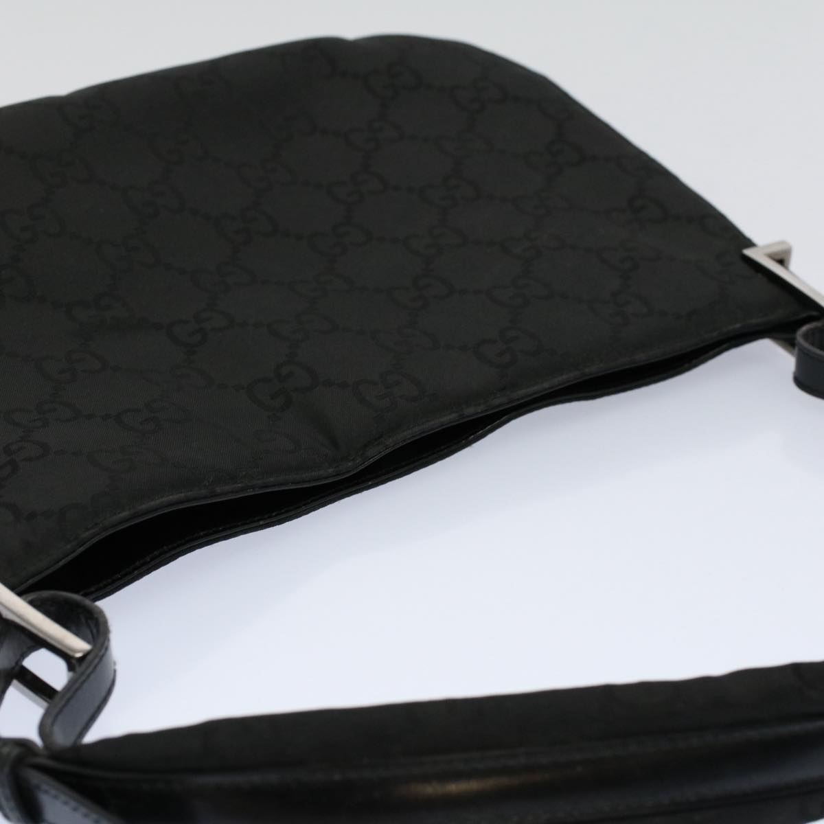 GUCCI GG Canvas Shoulder Bag Black 001 3193 002113 58479