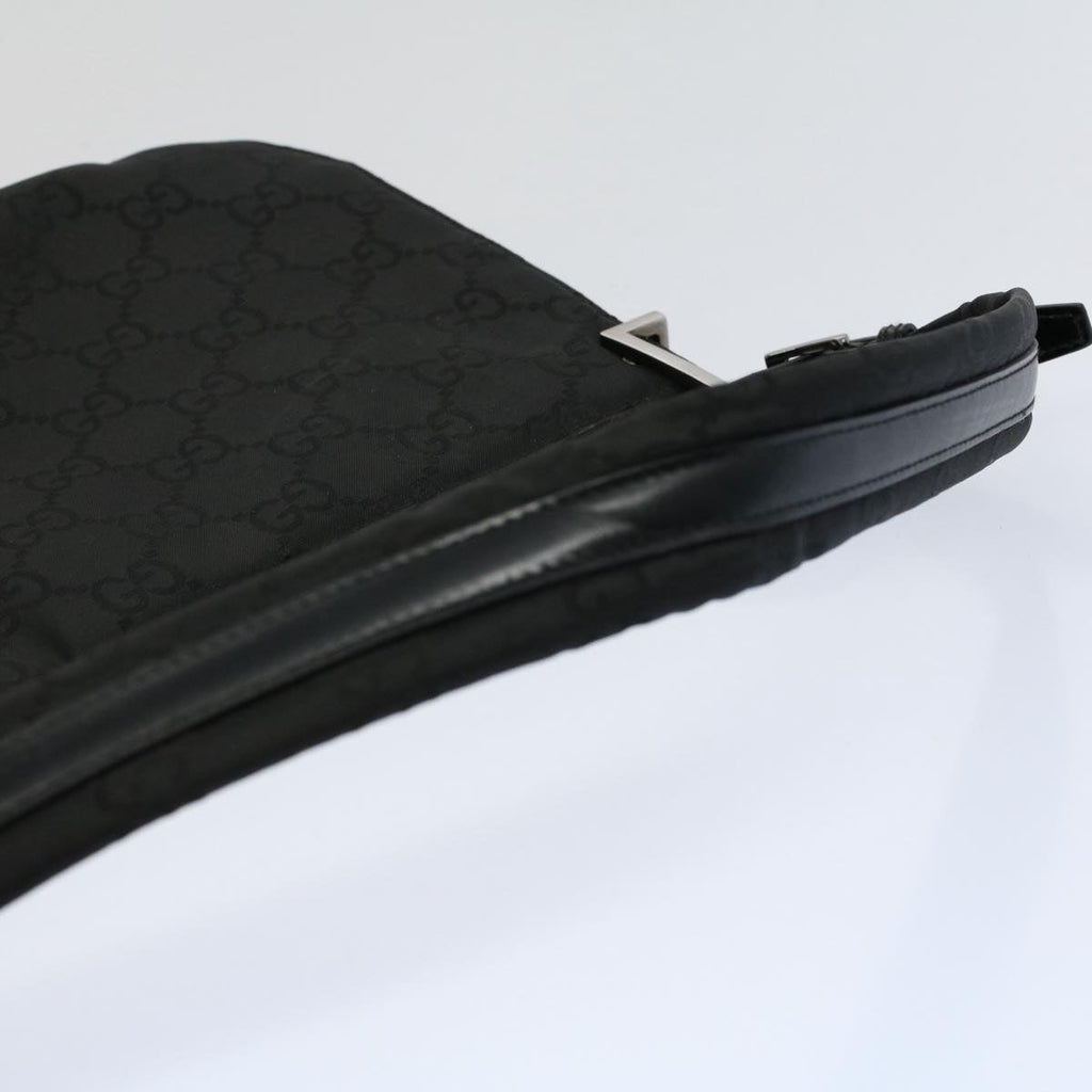 GUCCI GG Canvas Shoulder Bag Black 001 3193 002113 58479