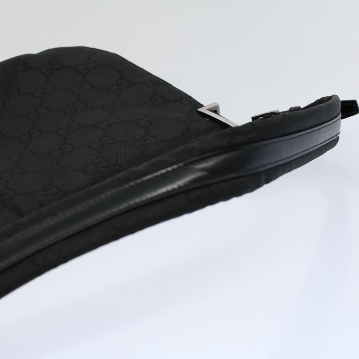 GUCCI GG Canvas Shoulder Bag Black 001 3193 002113 58479